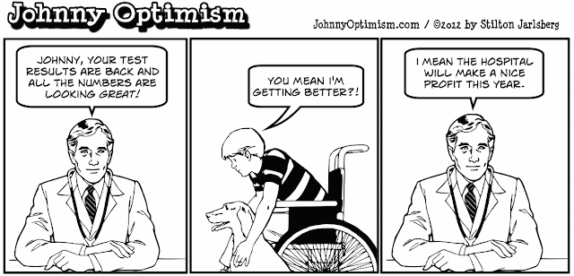 johnny optimism, johnnyoptimism, medical humor, wheelchair, sick jokes, stilton jarlsberg, hospital humor, doctor. doctor jokes