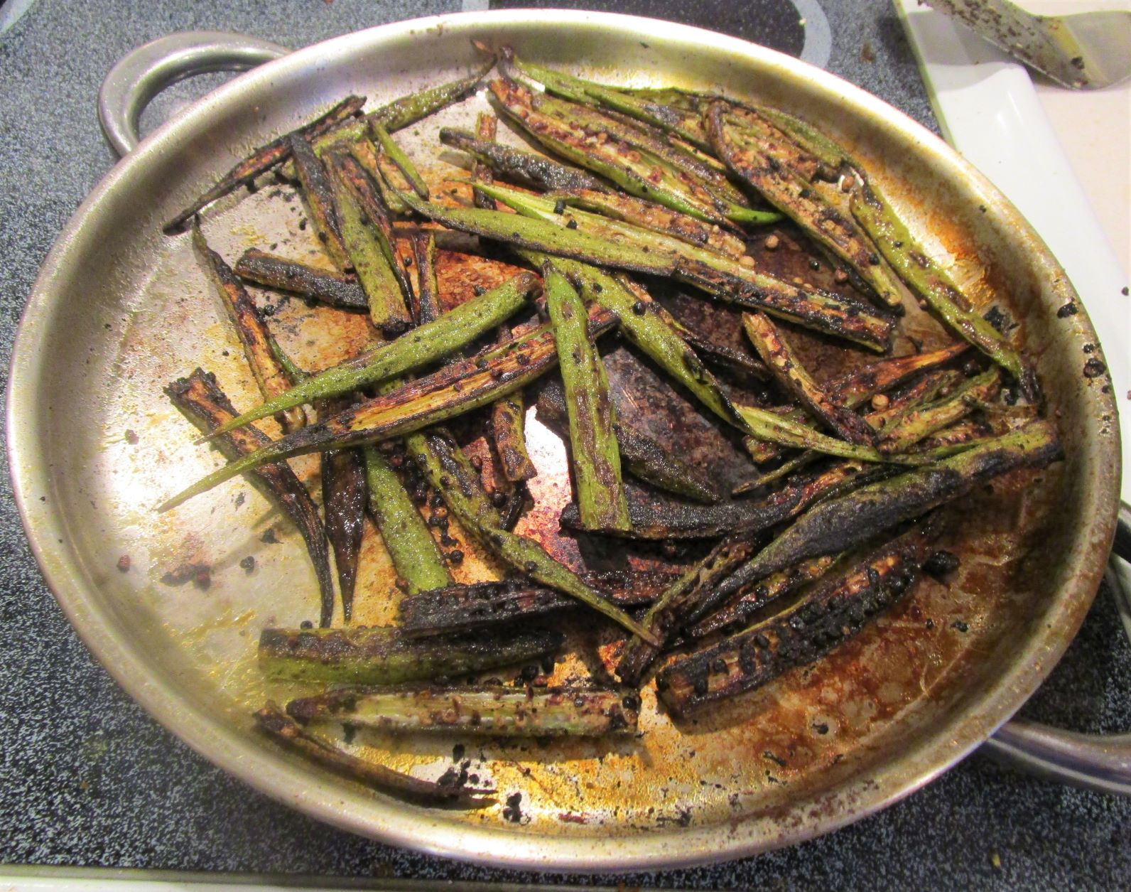 Fooding Around With The Kilted Cook Indian Okra, Spinach Pie, Figgy Yogurt