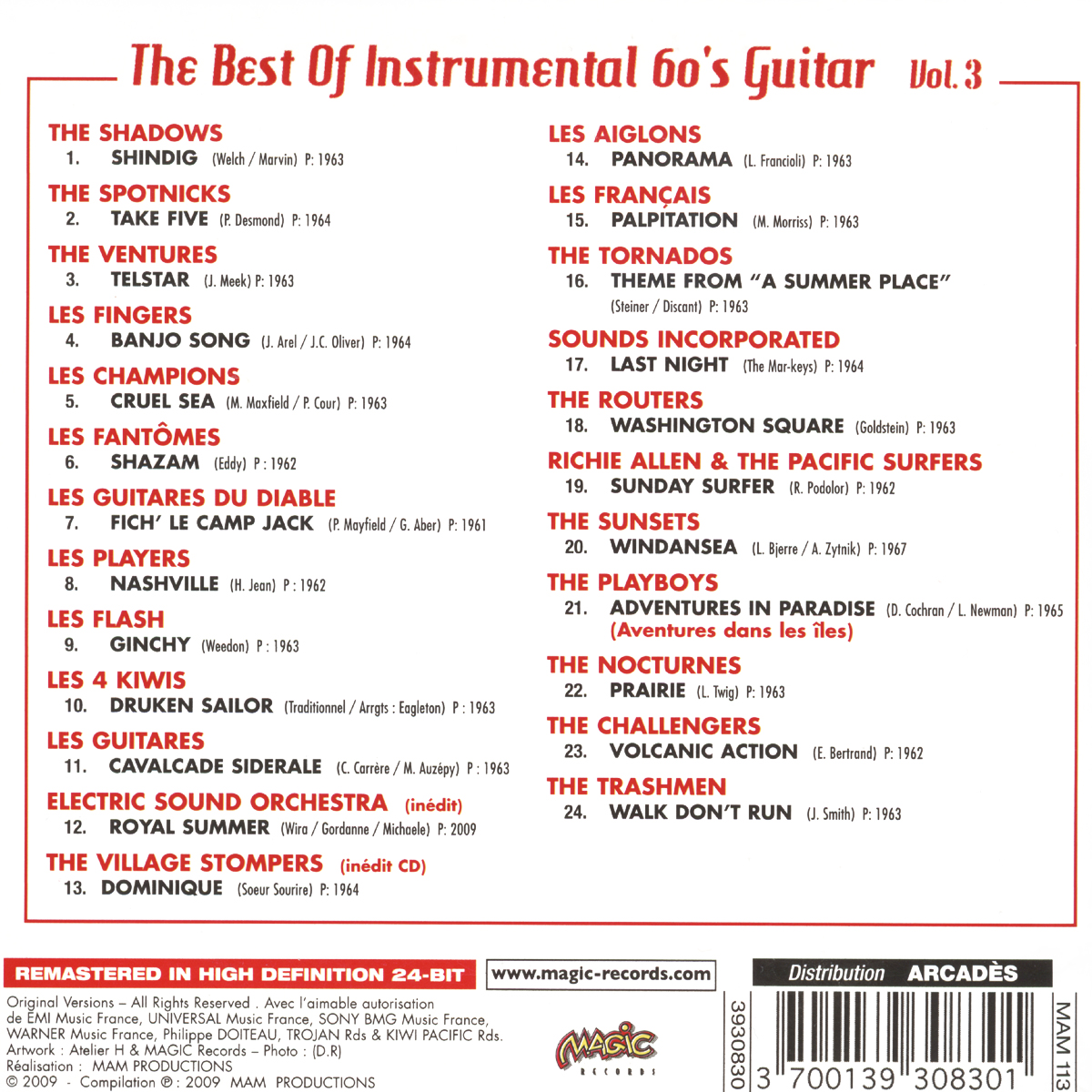 egroj world: VA - The Best Of Instrumental 60's Guitar Vol. 3