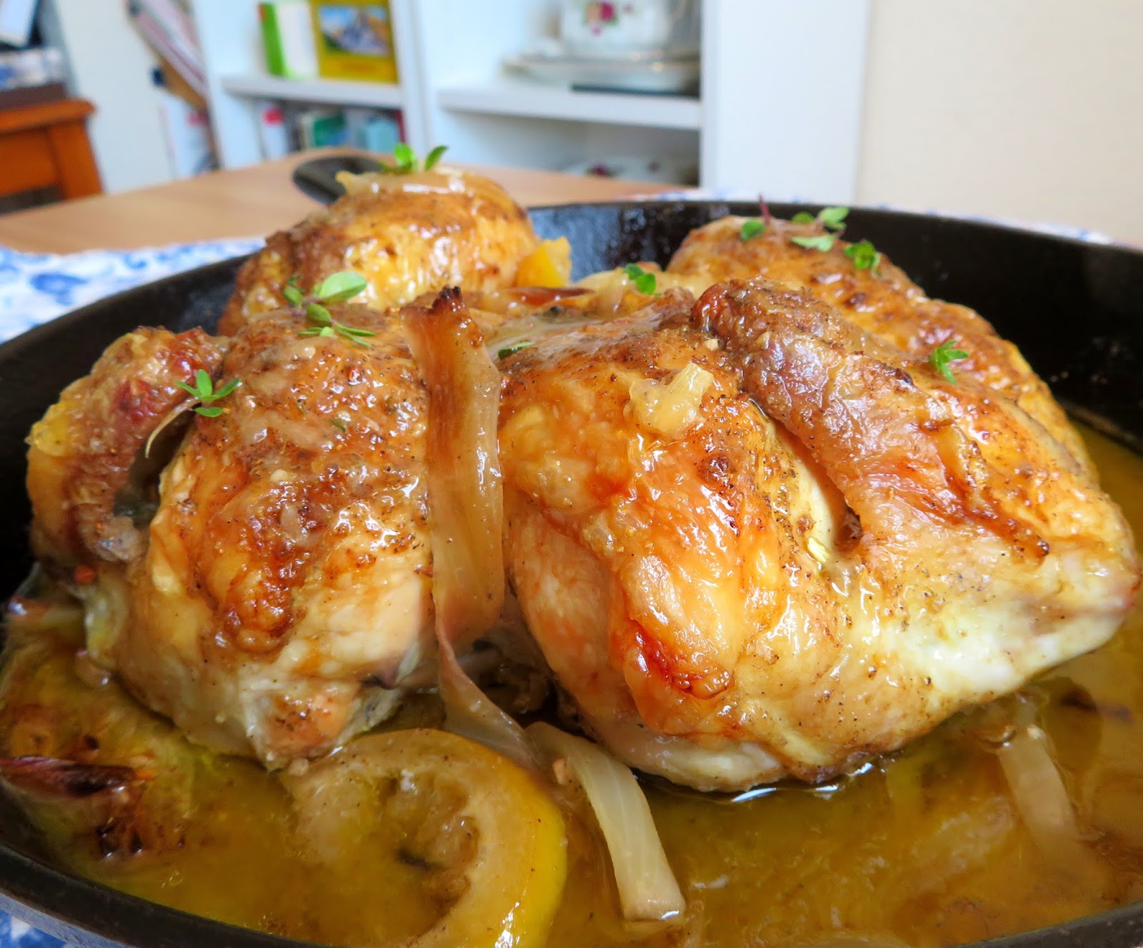Ina's Skillet Roasted Lemon Chicken The English Kitchen