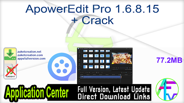 ApowerEdit Pro 1.6.8.15 + Crack