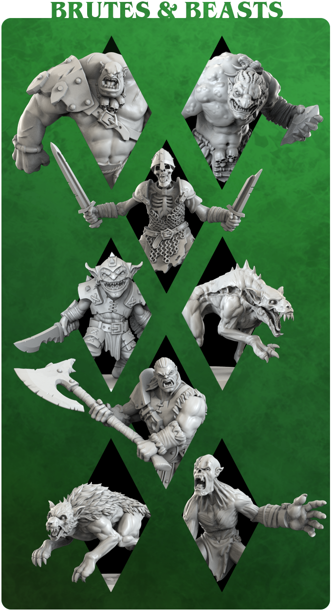 Tabletop Fix Next Level Miniatures Dragon's Hoard Miniatures Vol. 1
