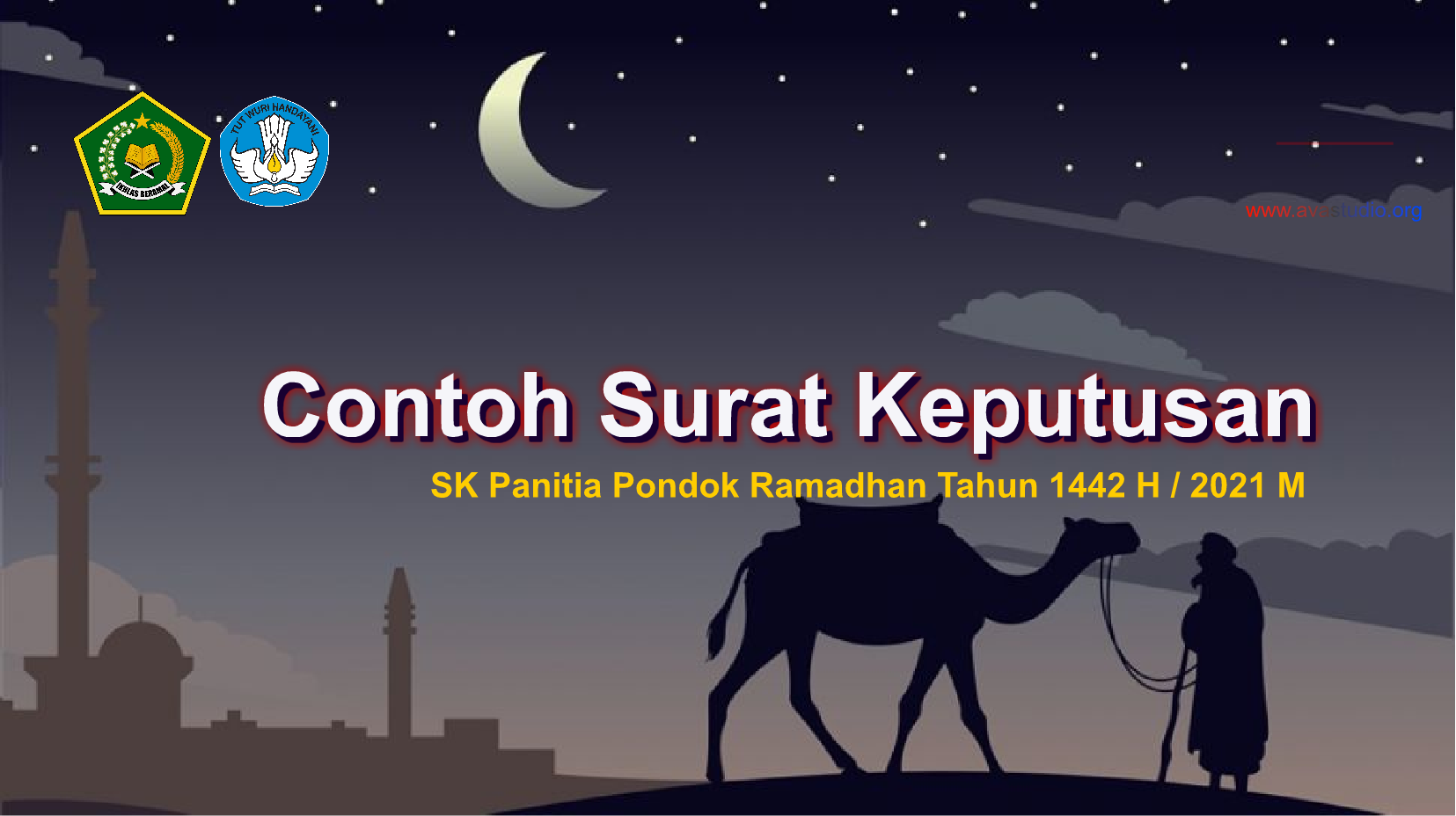 Format SK Susunan Panitia Pondok Ramadhan Tahun 1444 H / 2023 M