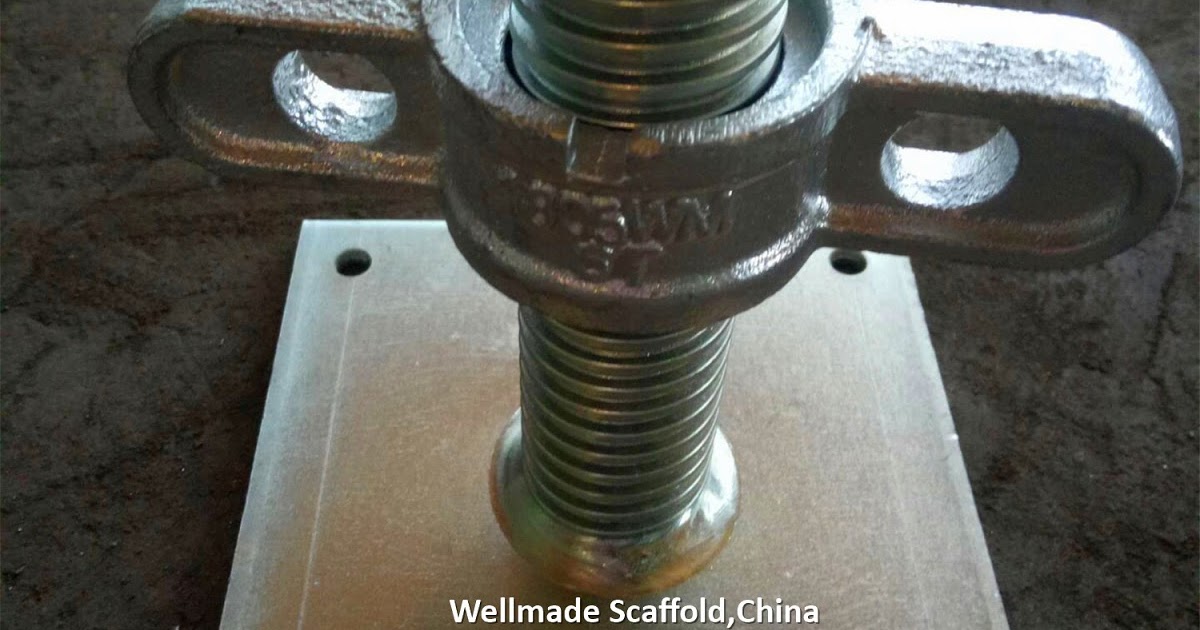 Adjustable Scaffolding LegScaffolding Feet6 Ton Screw Base Jack