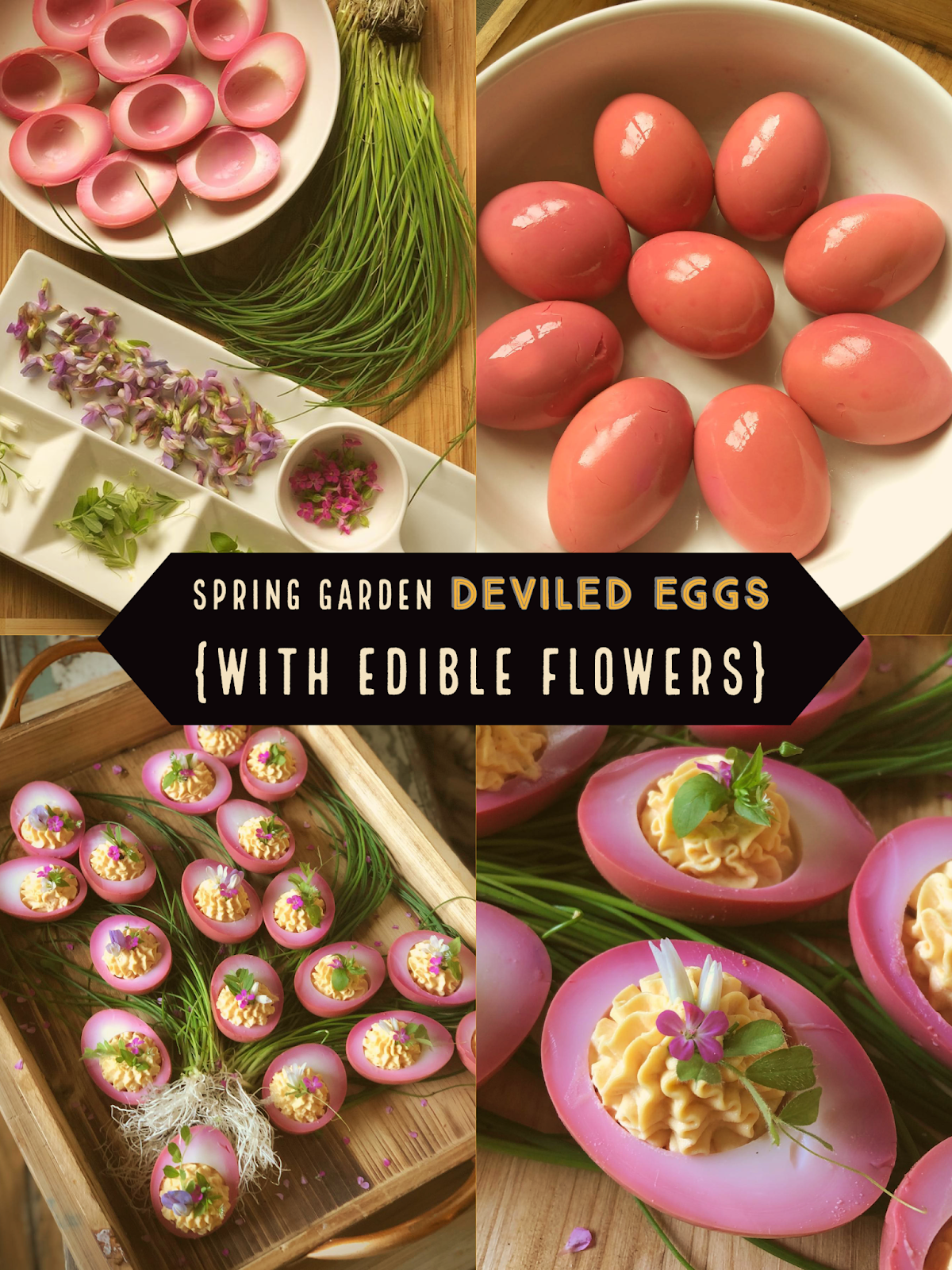 What To Do With Left Over Easter Eggs Make Spring Garden Deviled Eggs