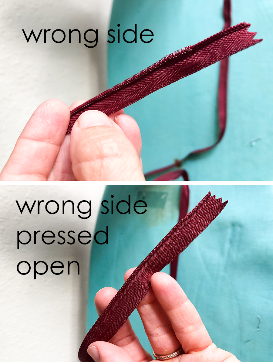 Blue Susan Makes How to Sew an Invisible Zipper in a Pillow