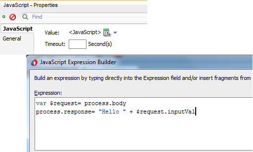 OSB12c JavaScript Action Expression