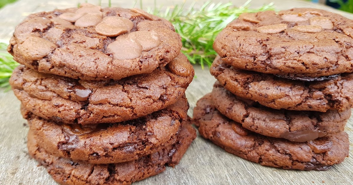Bolachas americanas de chocolate Tipo cookies Graça Truques & Dicas