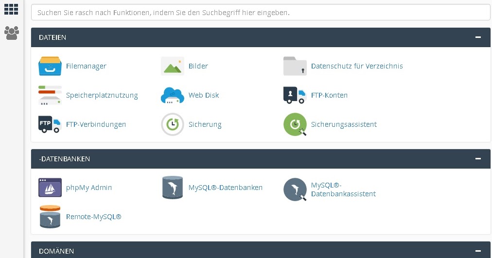 Web find. Phpoffice cpanel. my web disk.