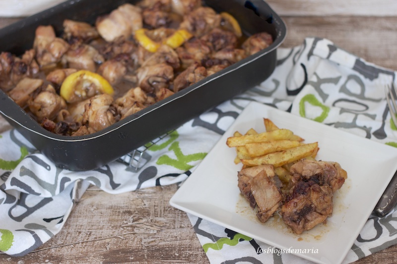 Pollo asado con tamari y tomillo, asaltablogs