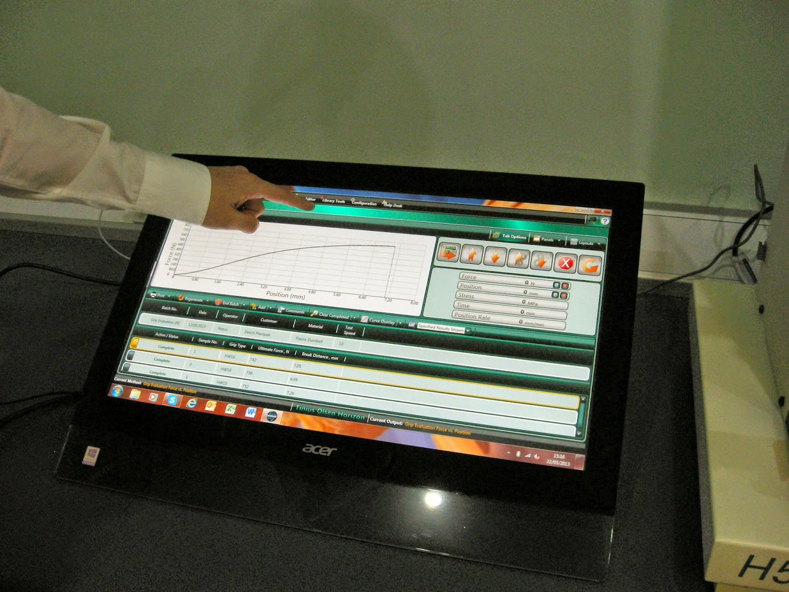 Horizon Materials Testing Software from Tinius Olsen