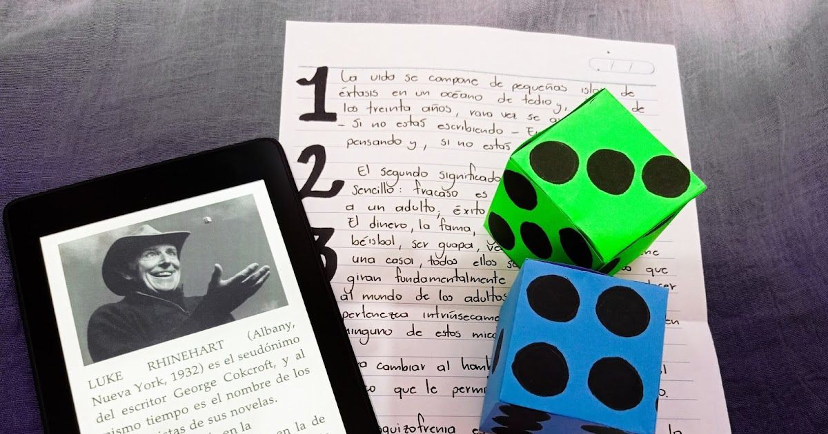 RESEÑA PERSONAL EL HOMBRE DE LOS DADOS LUKE RHINEHART RESEÑA PERSONAL EL HOMBRE DE LOS DADOS LUKE RHINEHART