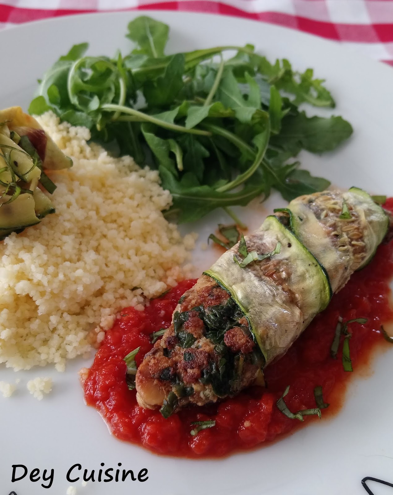 Dey Cuisine Keftas D Agneau Entoures De Courgette Ottolenghi