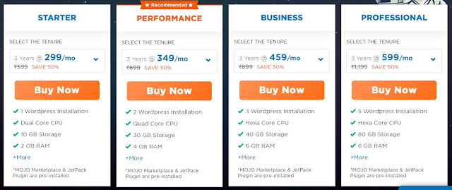 HostGator WordPress Hosting Plans