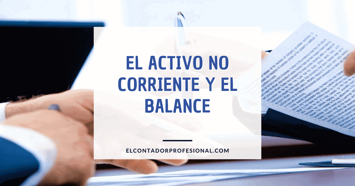 balance activo no corriente