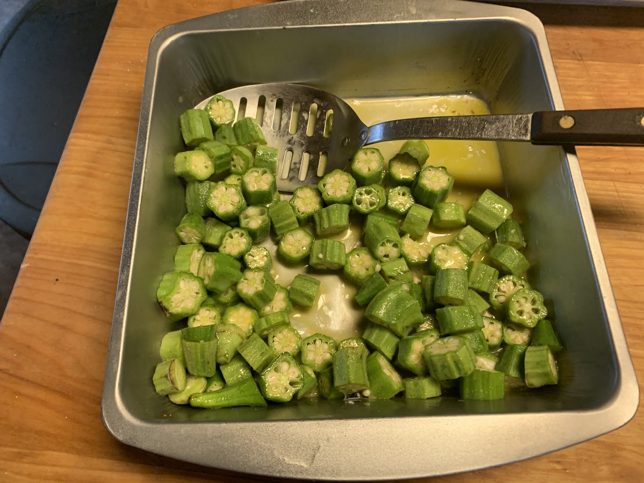 Cooking with Barry & Meta Crunchy OvenFried Okra