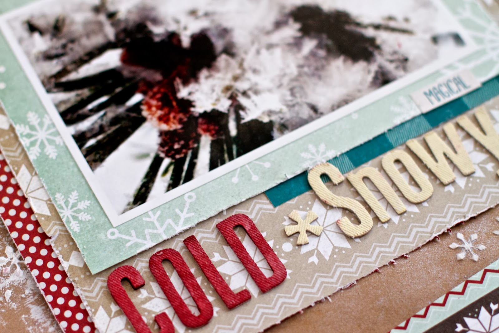 Love The Journey: Cold & Snowy Layout For Kreaxions