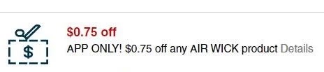 USE $0.75/1 Off NY Air Wick Product CVS crt store Coupon (Select CVS Couponers) USE $0.75/1 Off NY Air Wick Product CVS crt store Coupon (Select CVS Couponers)