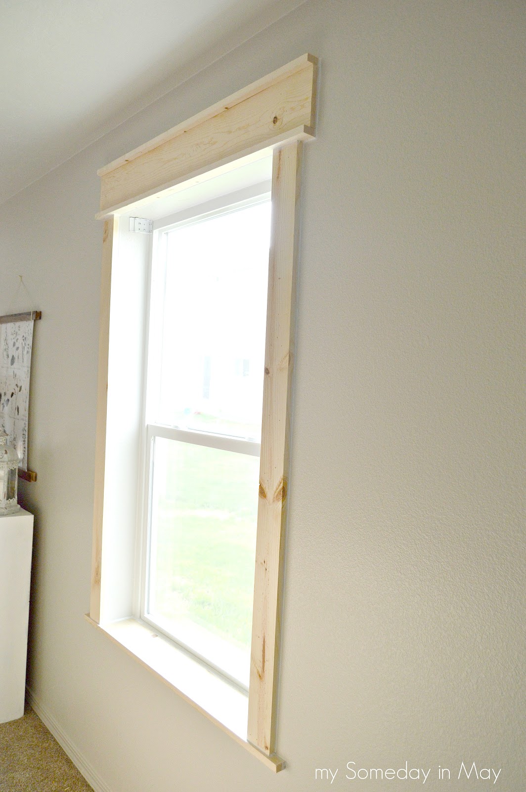 DIY Window Trim My Someday in May