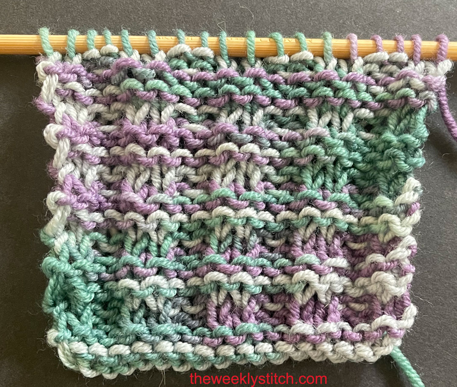 Ridge Rib Stitch The Weekly Stitch