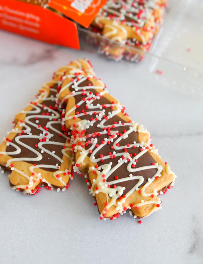 Sweet on Trader Joe's Decked Out Tree Cookies Bake at 350°