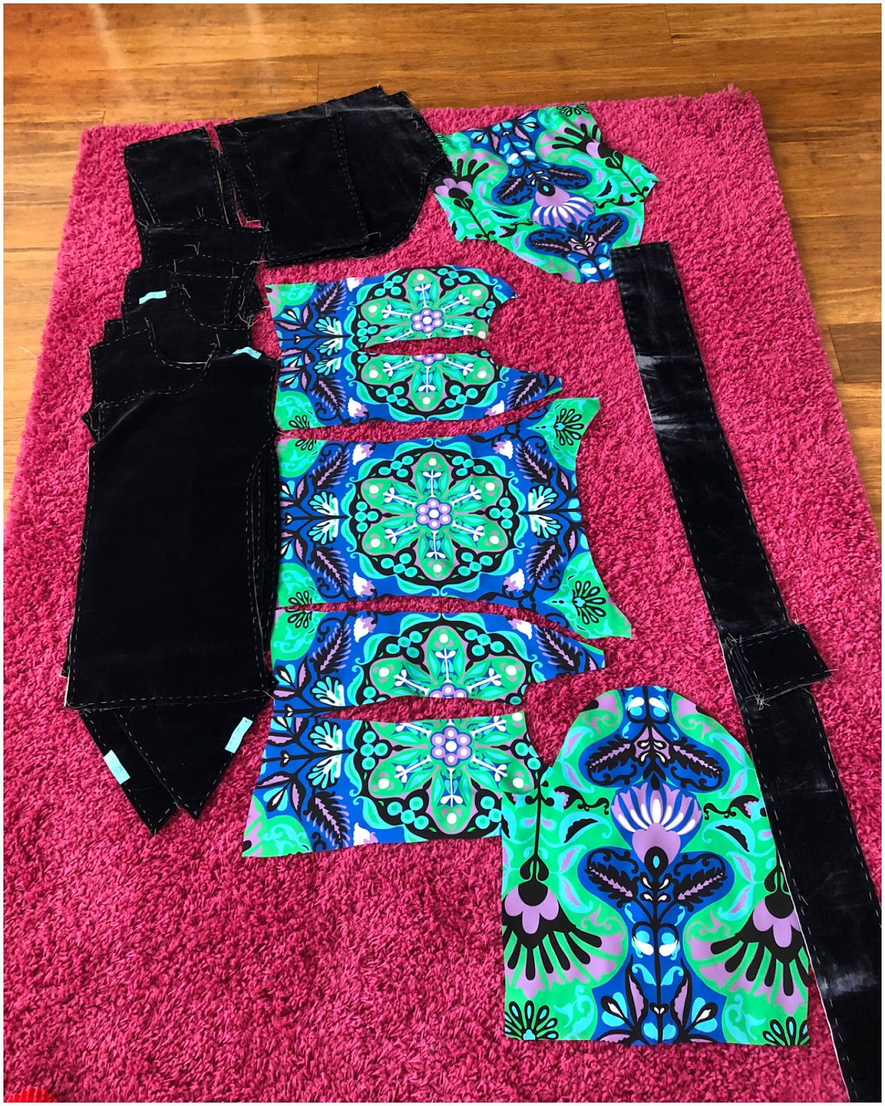 10 sewing machines & a serger Story of the Couture Velvet Jacket a