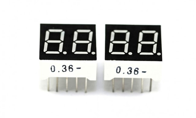 7 Segment 2 Digit and 10 pins Counter 00-99 with Arduino UNO - eTRONICSKH