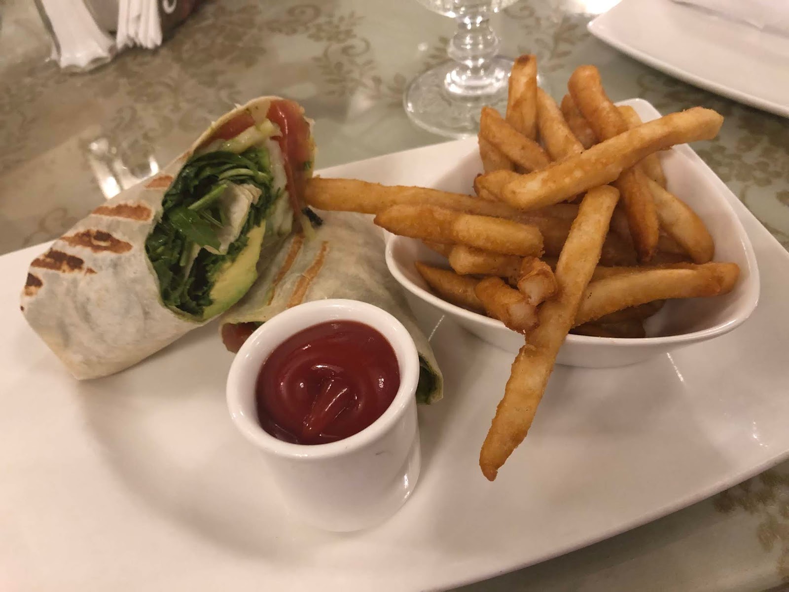 A Little Time and a Keyboard Refreshing Meal After a Long Road Trip at