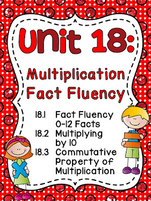 Multiplication Fact Fluency Math Unit that is packed with games, worksheets, and activities for practice and mastery of 0-12 facts!