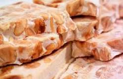 Image showing a Spanish sweet called Turrón made of almonds sugar and egg white