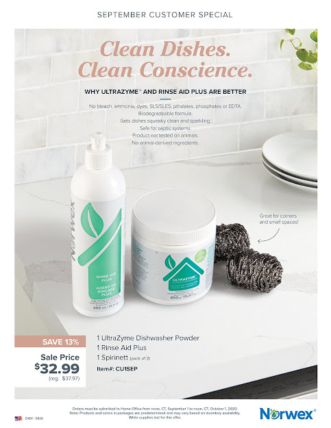 Norwex September 2020 Customer Specials