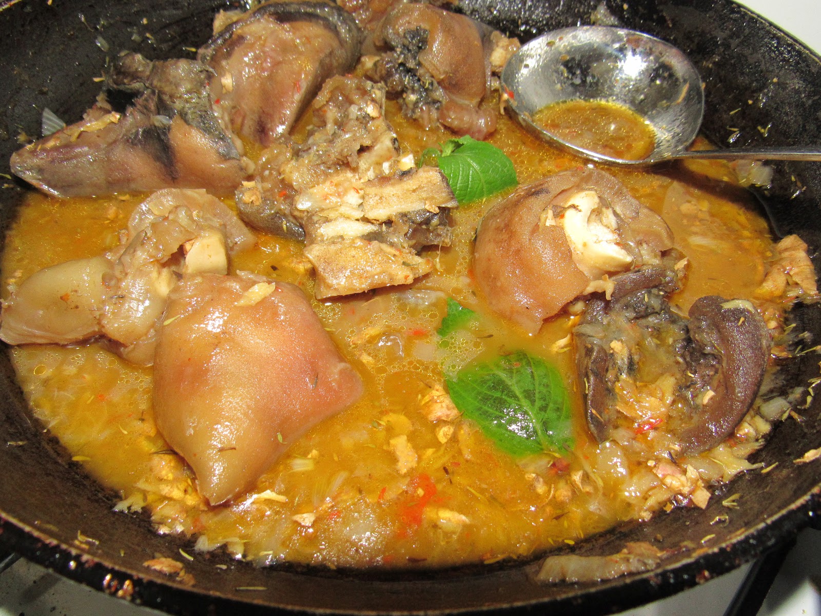 Nigerian Cow Leg Pepper Soup