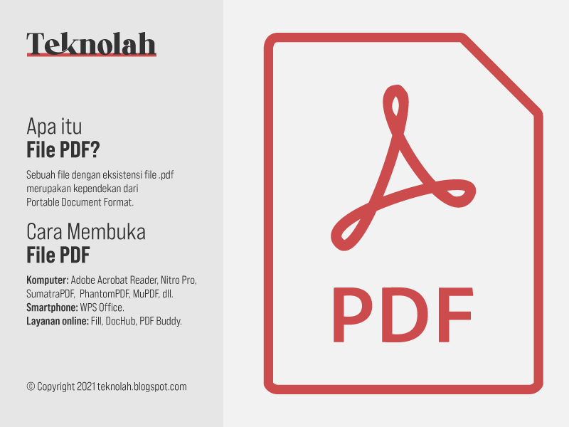 Apa Itu File PDF? Begini Cara membukanya - TeknoLah