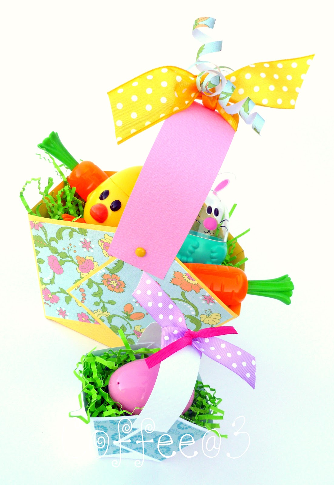 Coffee @ 3: Easy Paper Easter Basket Tutorial