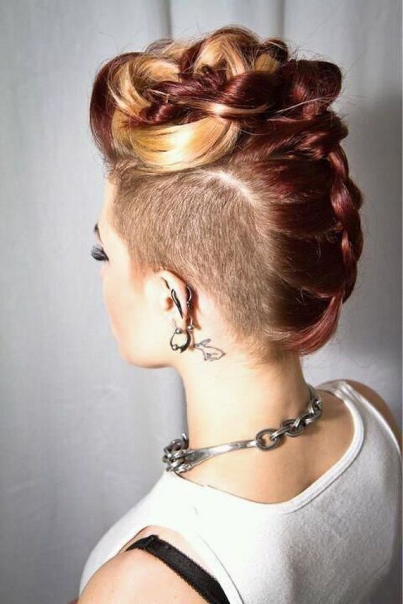 Braided Mohawk Hairstyles for Women