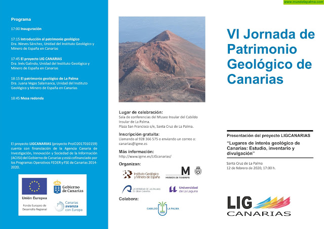 El Cabildo Insular acoge las ‘VI Jornada de Patrimonio Geológico de Canarias’