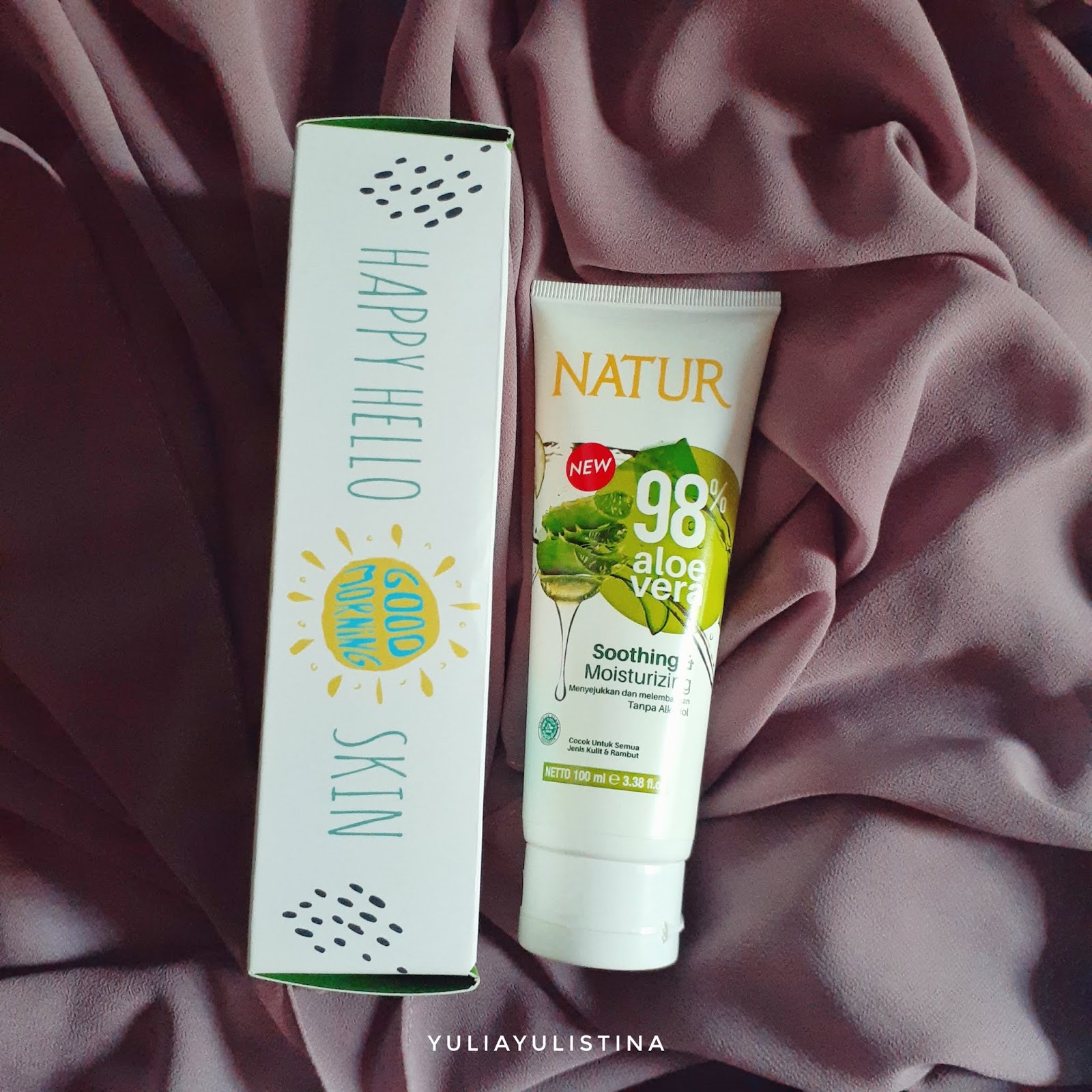 REVIEW Natur Sleeping Mask Aloe Vera Gel The Yulistinay's Diary