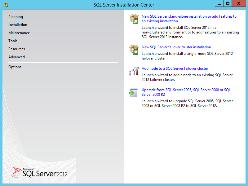 Windows cluster. SQL Server 2012 Express. Exists SQL описание. If exists SQL Server. Компонент (features) 2012.