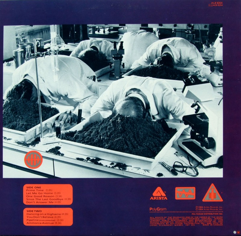 Classic Rock Covers Database The Alan Parsons Project Ammonia Avenue