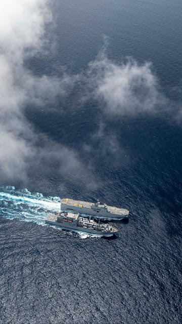US Army sends aerial view at sea US Army sends aerial view at sea