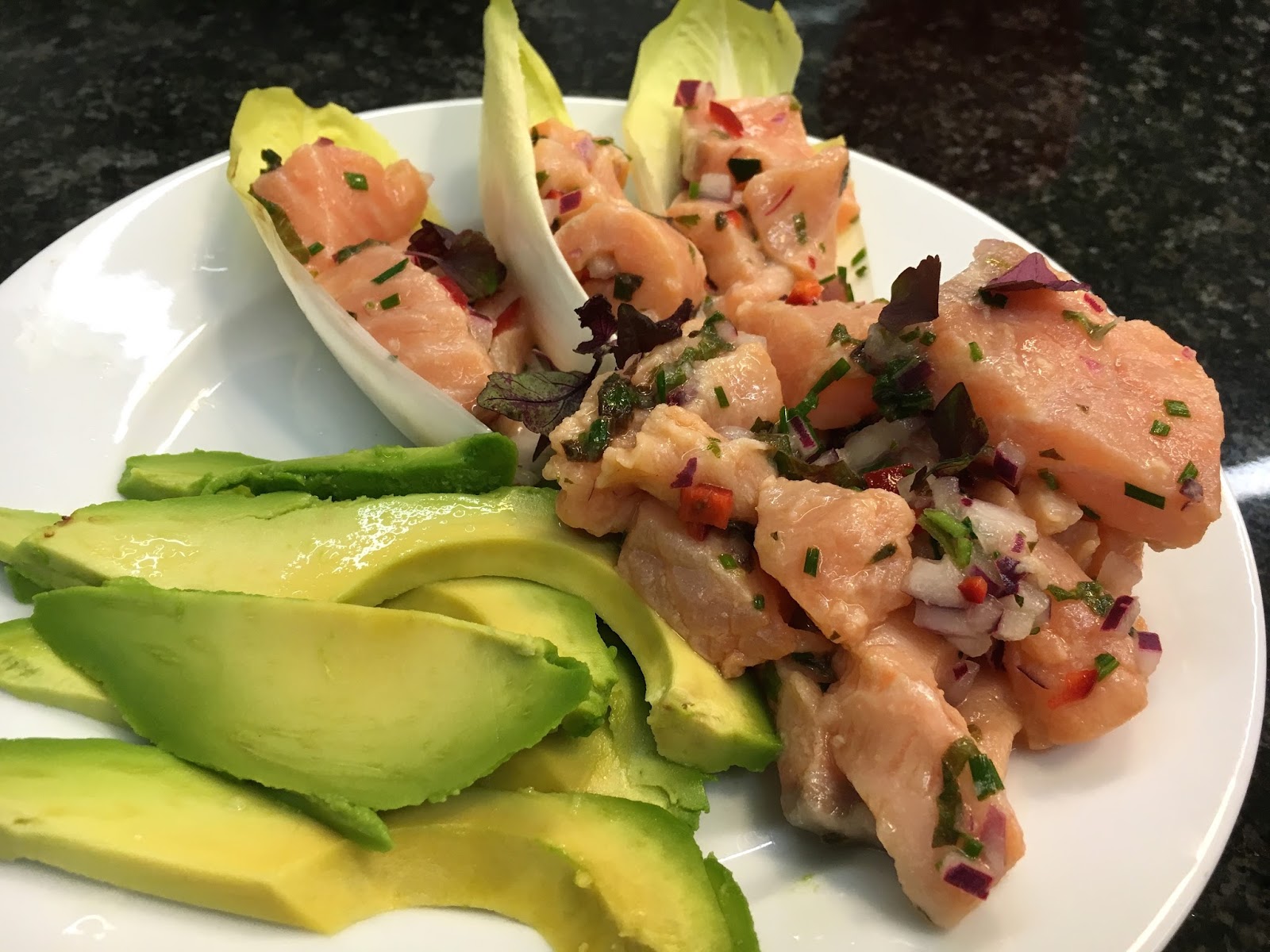 Salmon Ceviche Japanese Style By Yuki Gomi / LUCY LOVES TO EAT