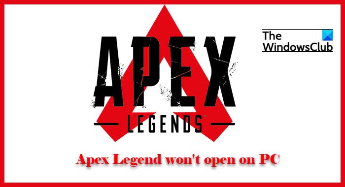 Apex Legend no se abre en PC