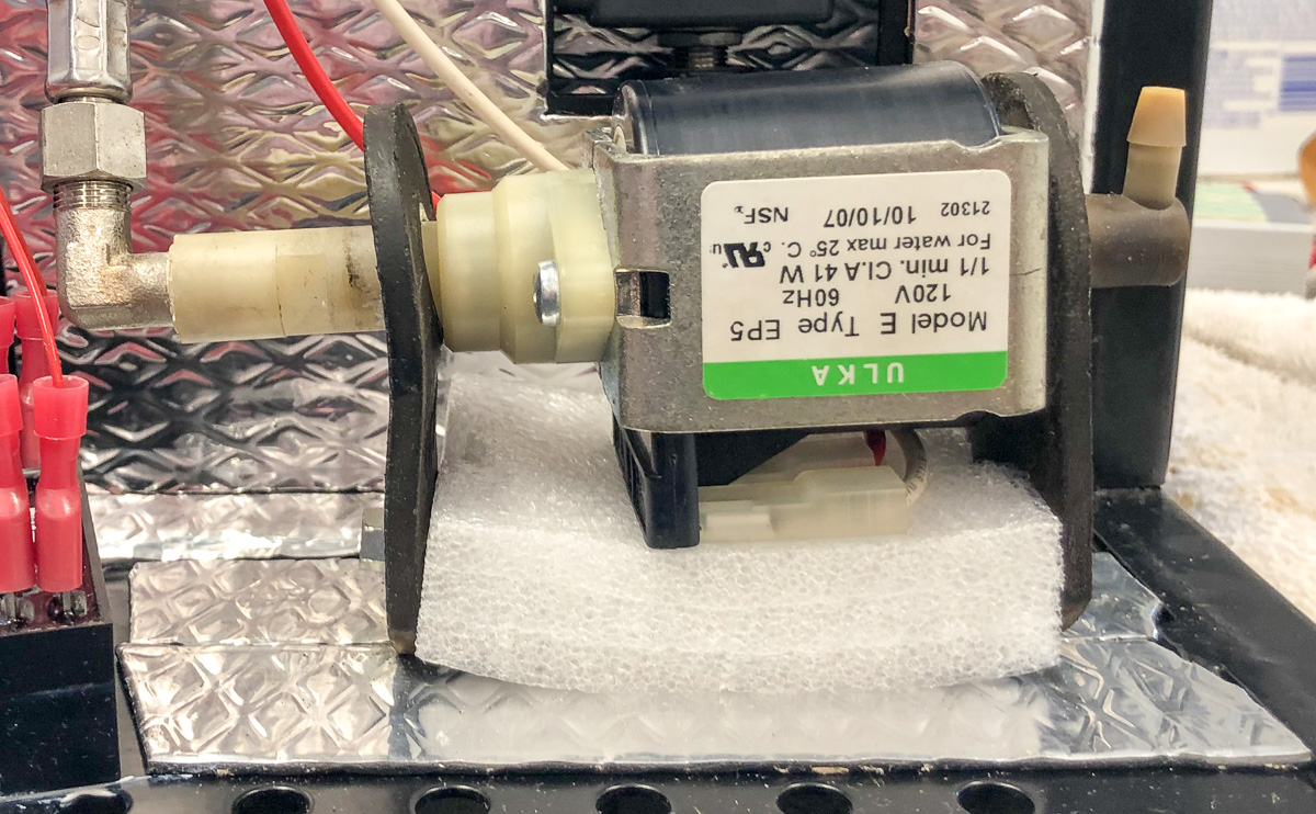 Rancilio Silvia Noise Reduction Project Fight Chaos the FixIt Blog