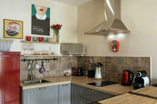 Interior design of a small kitchen