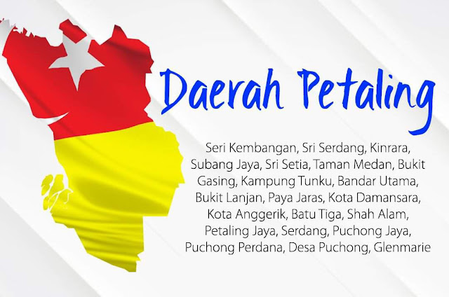 Nama Kawasan Yang Termasuk Dalam 9 Daerah Negeri Selangor