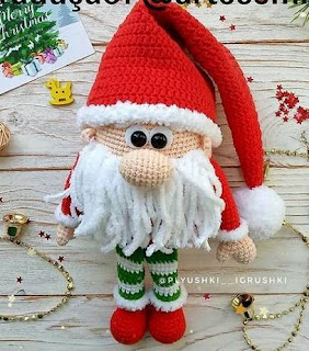 PATRON GRATIS PAPA NOEL AMIGURUMI 46205