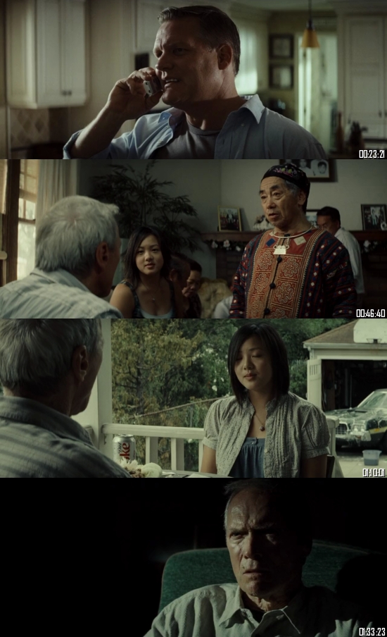 Gran Torino 2008 BRRip 720p 480p Dual Audio Hindi English Full Movie Download