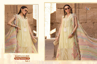 Shree Fab Mariya B Lawn Spring Summer 20 Vol 1 Collection