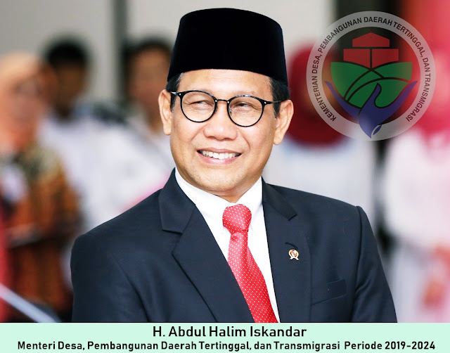 Abdul Halim Iskandar Menteri Desa PDTT Periode 2019-2024