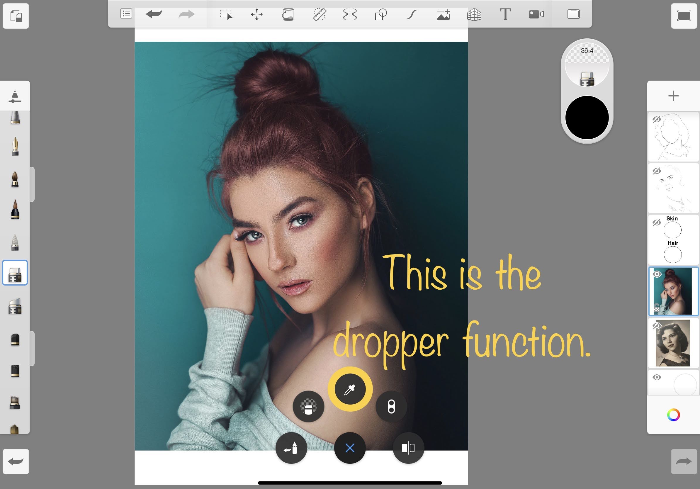 How to Blend Colors in SketchBook App